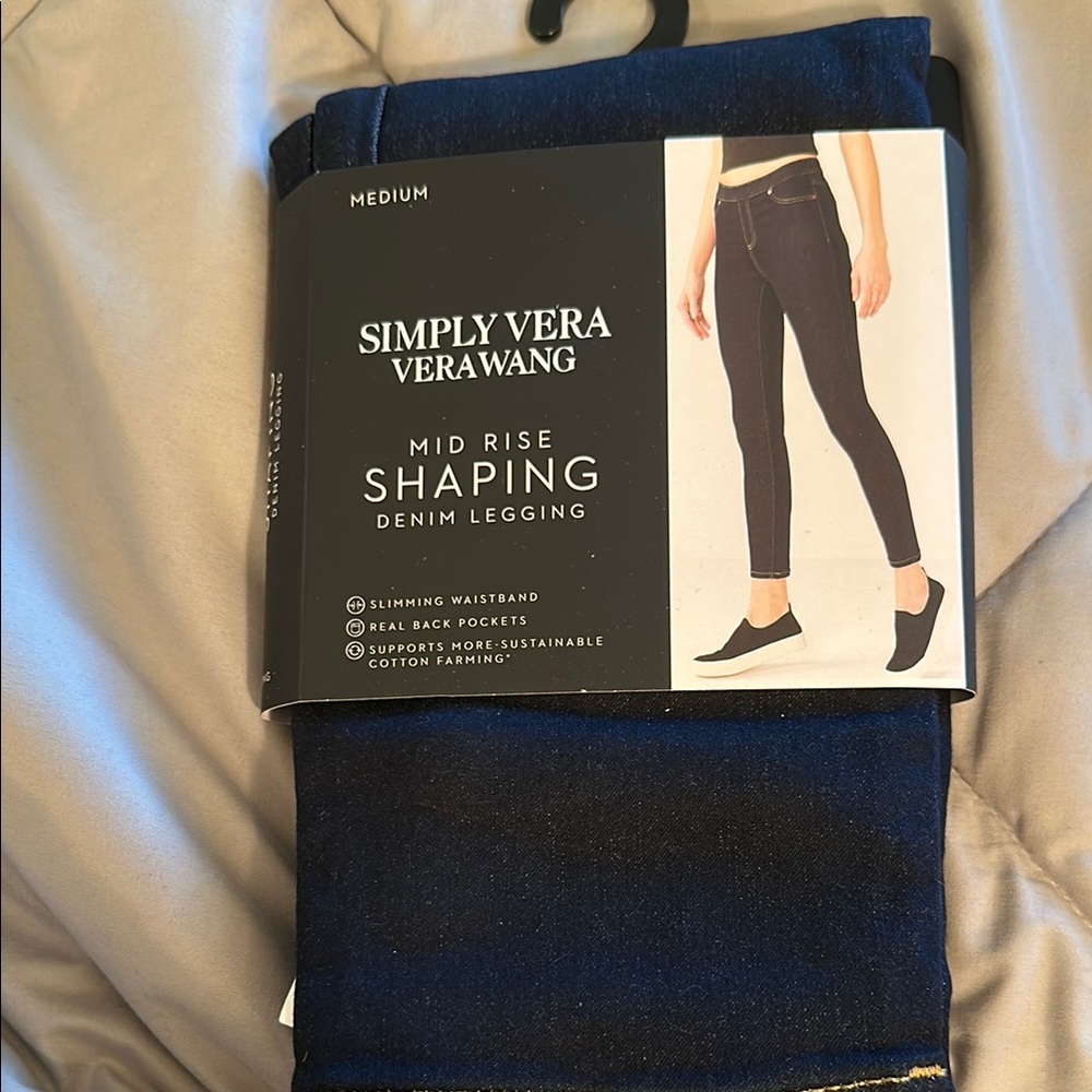 Simply Vera Vera Wang Blue Jeggings Shaping Denim